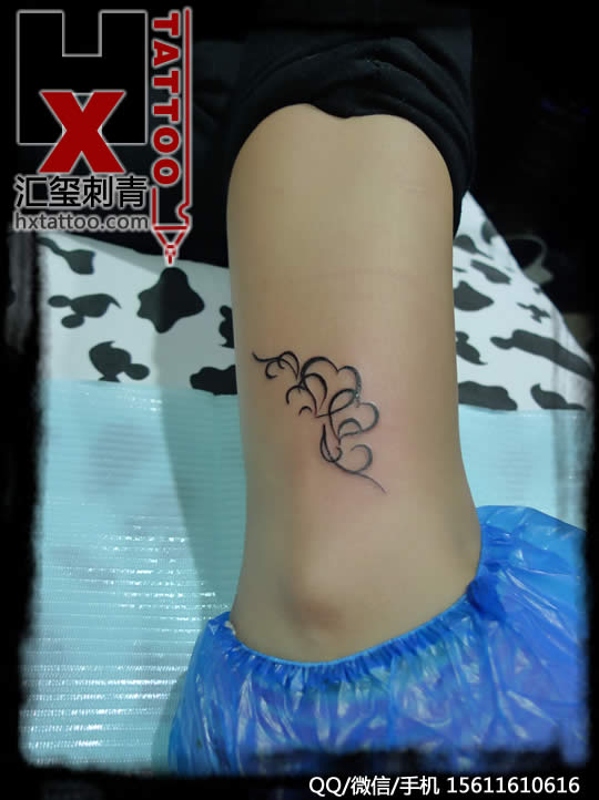 藤花纹身北京纹身图案hxtattoo